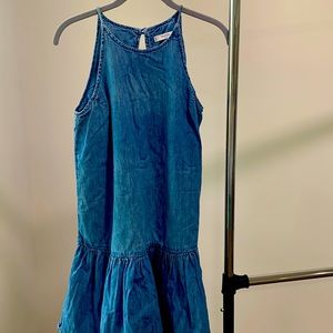 Mango denim mini dress